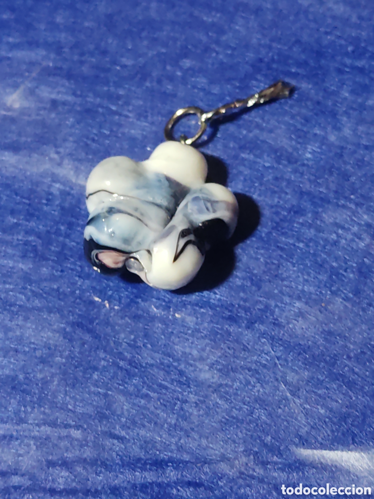 Joyeria: Colgante de cristal de Murano o opalina.Vintage.*2* - Foto 3