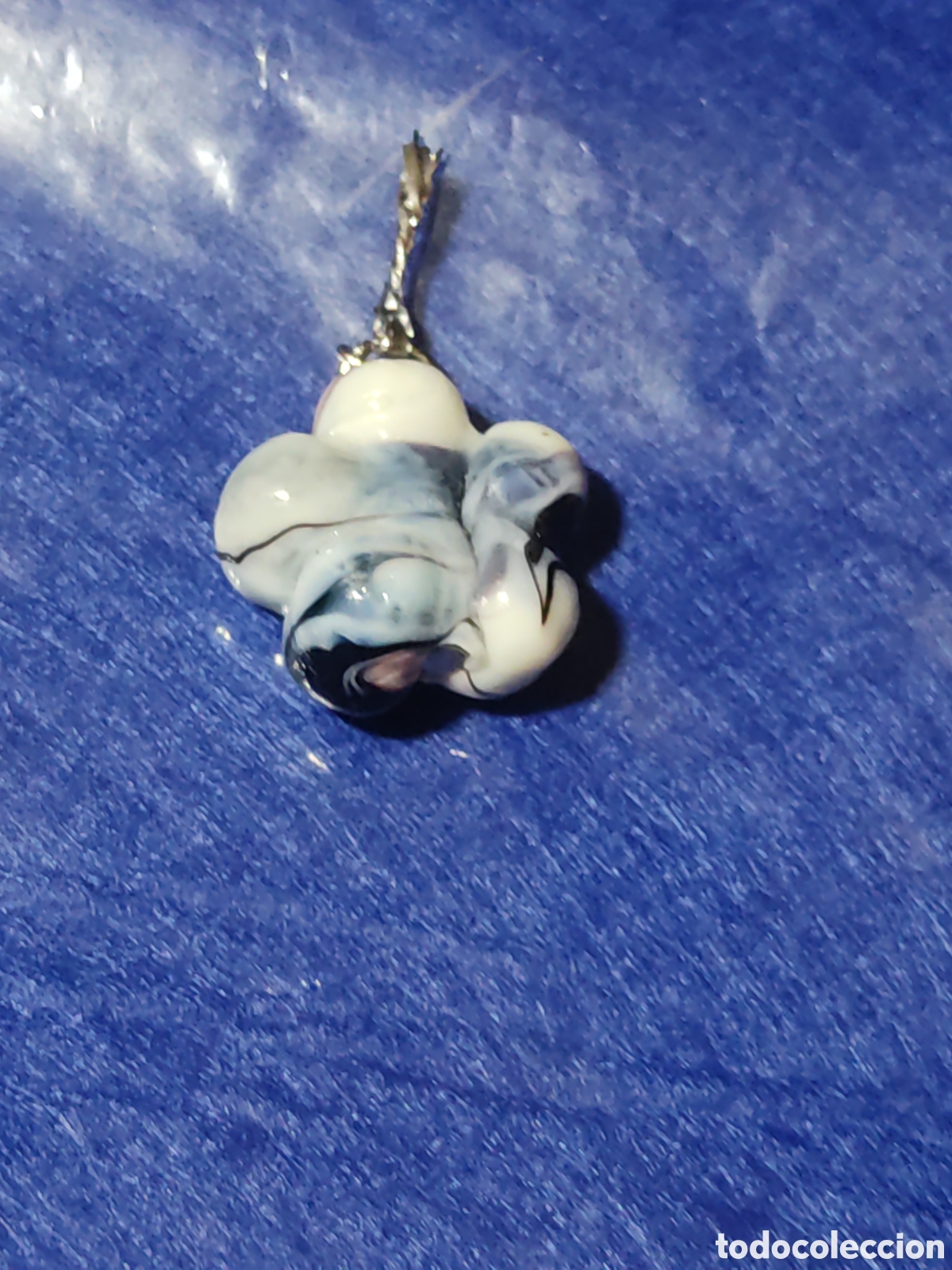 Joyeria: Colgante de cristal de Murano o opalina.Vintage.*2* - Foto 4
