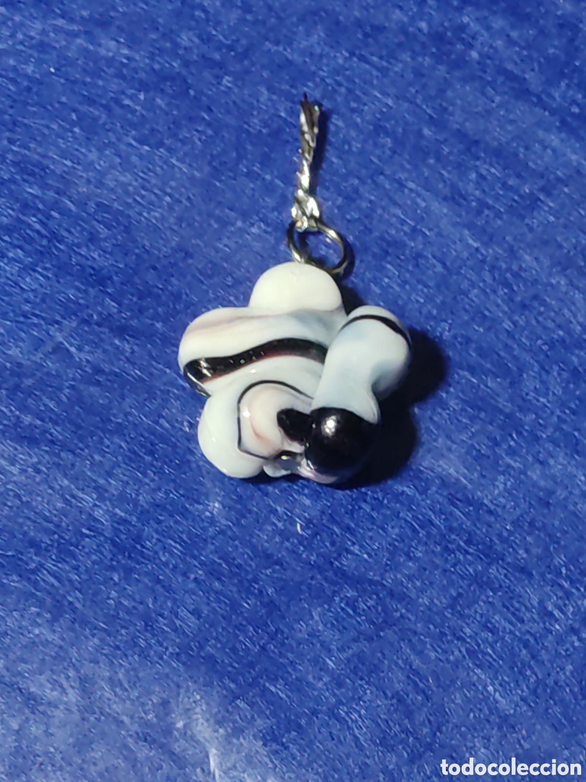 Joyeria: Colgante de cristal de Murano o opalina.Vintage.*2* - Foto 1