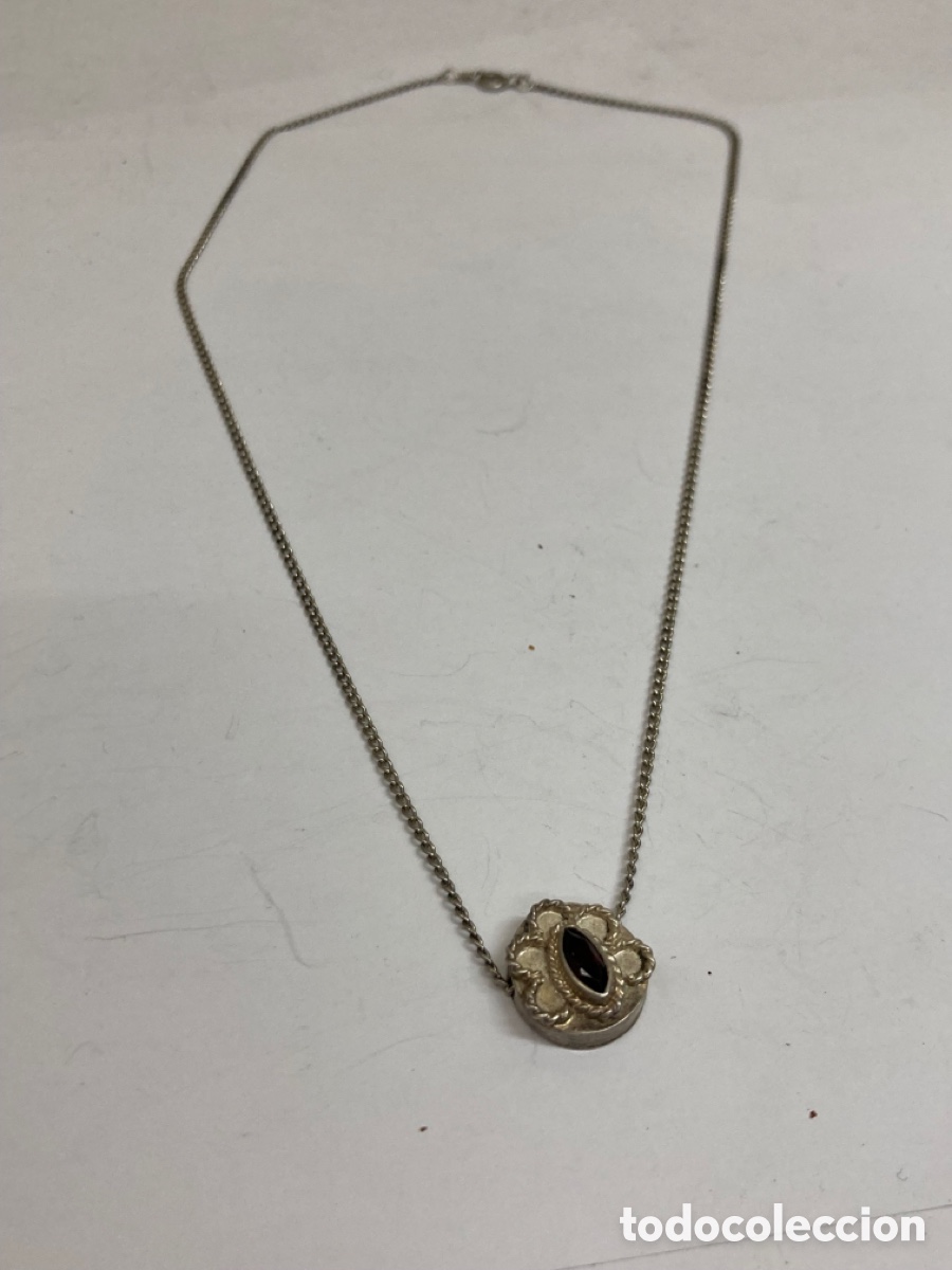 Joyeria: Cadena y colgante de plata CC56 - Foto 1