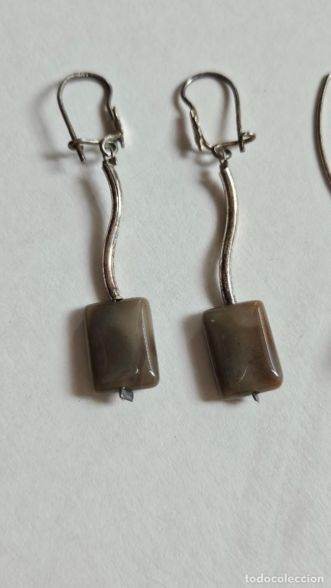 Joyeria: Lote de pendientes de plata - Foto 2