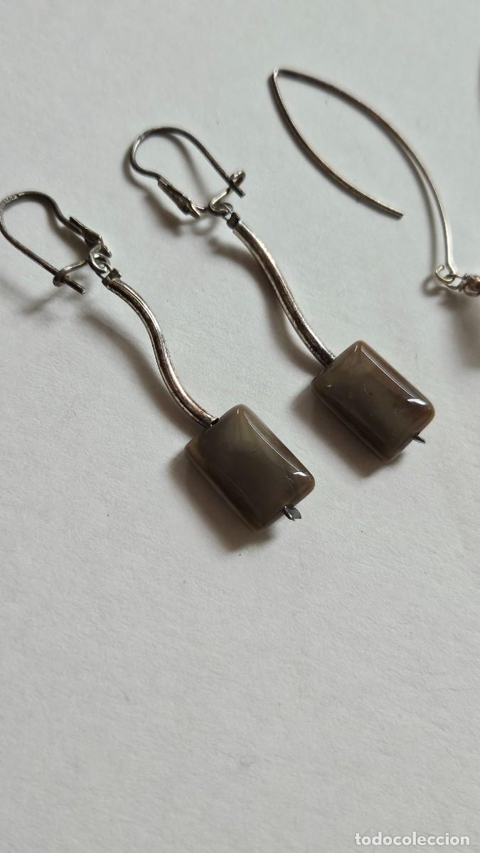 Joyeria: Lote de pendientes de plata - Foto 7