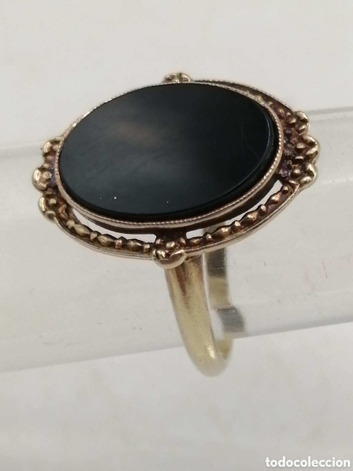 Joyeria: Anillo oro 14 quilates y onix negro - Foto 1