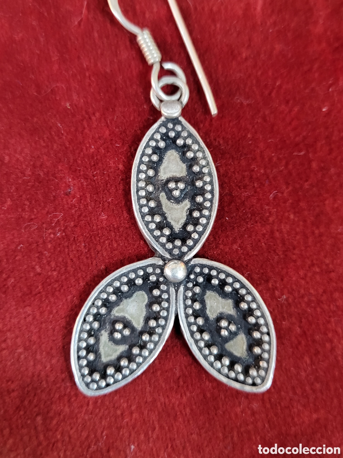 Joyeria: BONITOS PENDIENTES.PLATA. 5.5CM LARGOS - Foto 5
