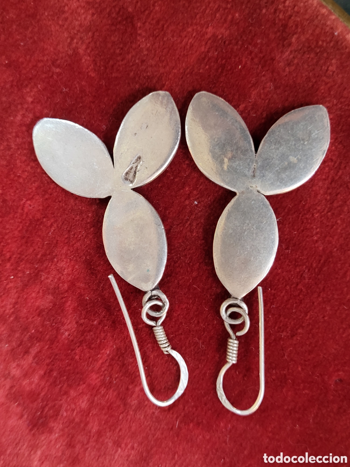 Joyeria: BONITOS PENDIENTES.PLATA. 5.5CM LARGOS - Foto 6