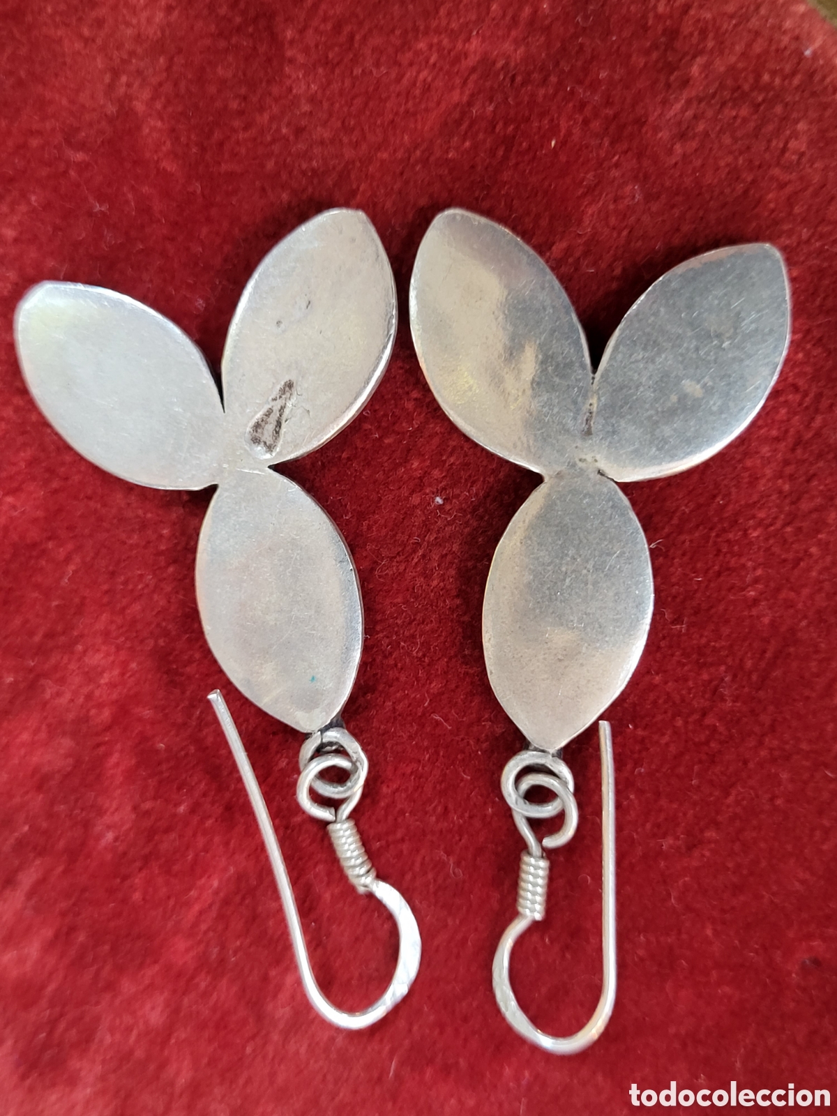 Joyeria: BONITOS PENDIENTES.PLATA. 5.5CM LARGOS - Foto 7