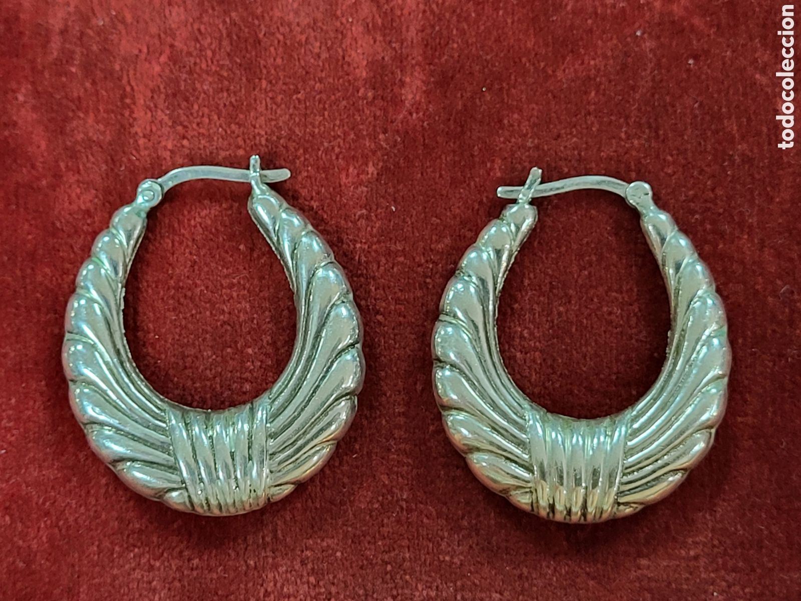 Joyeria: BONITOS PENDIENTES PLATA. 3.5CM LARGOS - Foto 1