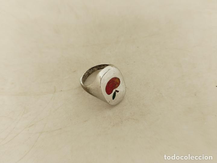 Joyeria: anillo plata 925 con manzana de cristal - Foto 4