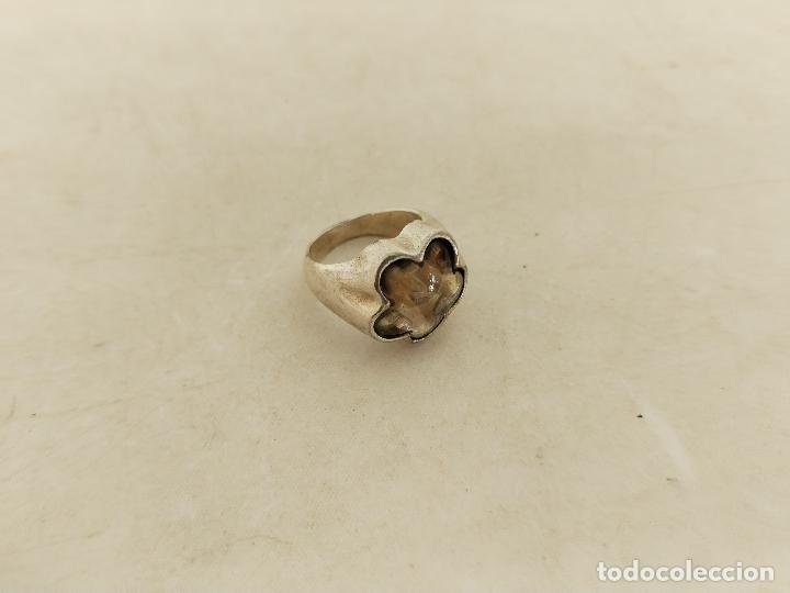 Joyeria: anillo plata 925 con cristal natural - Foto 3