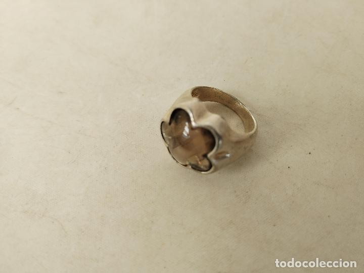 Joyeria: anillo plata 925 con cristal natural - Foto 1