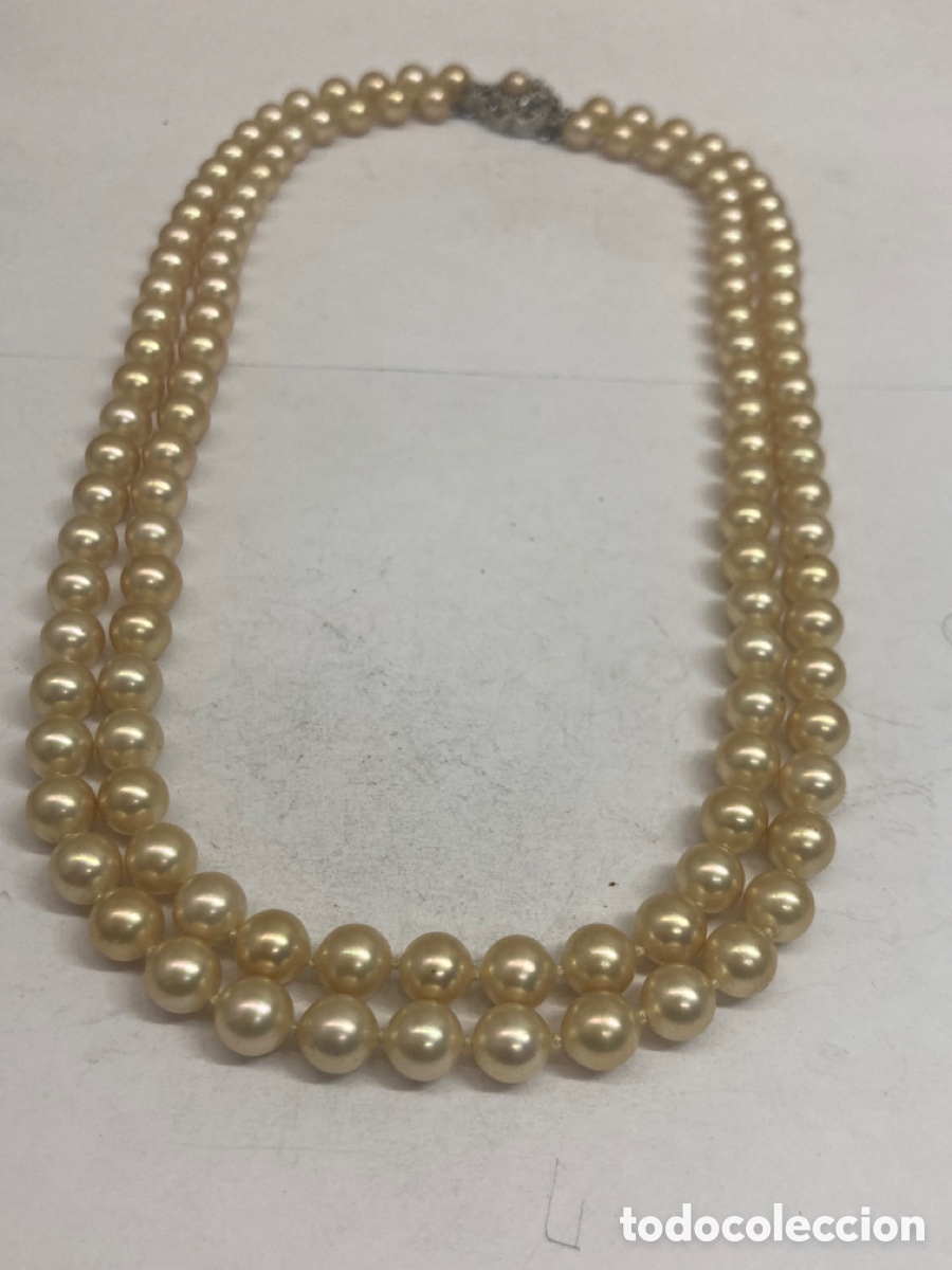 Joyeria: Collar de perlas y cierre de plata /COLL6 - Foto 3