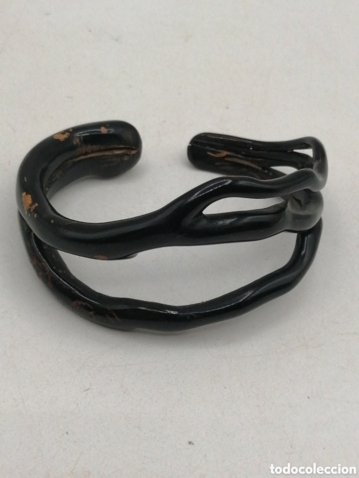 Joyeria: Pulsera brazalete coral negro - Foto 2