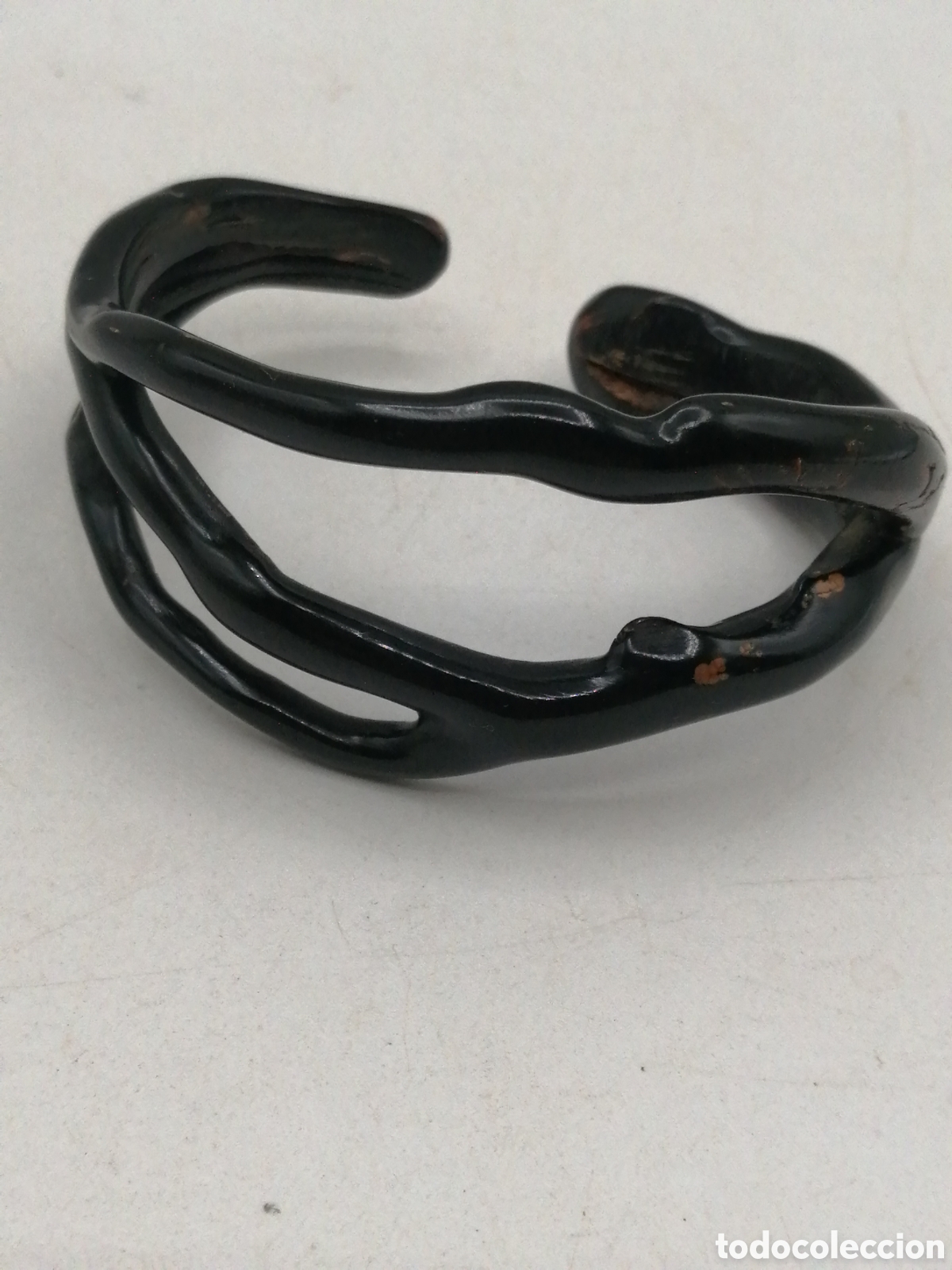 Joyeria: Pulsera brazalete coral negro - Foto 3