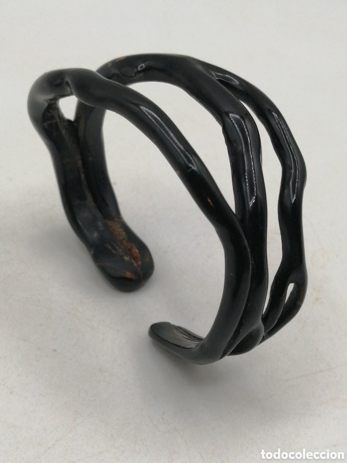 Joyeria: Pulsera brazalete coral negro - Foto 6