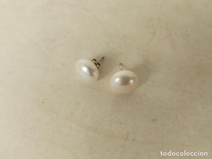 Joyeria: pendientes perla cultivada - Foto 3
