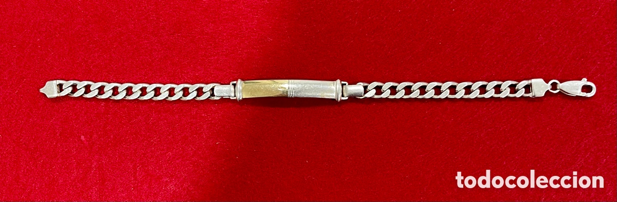 Joyeria: Pulsera,No me olvides,en plata de ley contrastada. - Foto 1