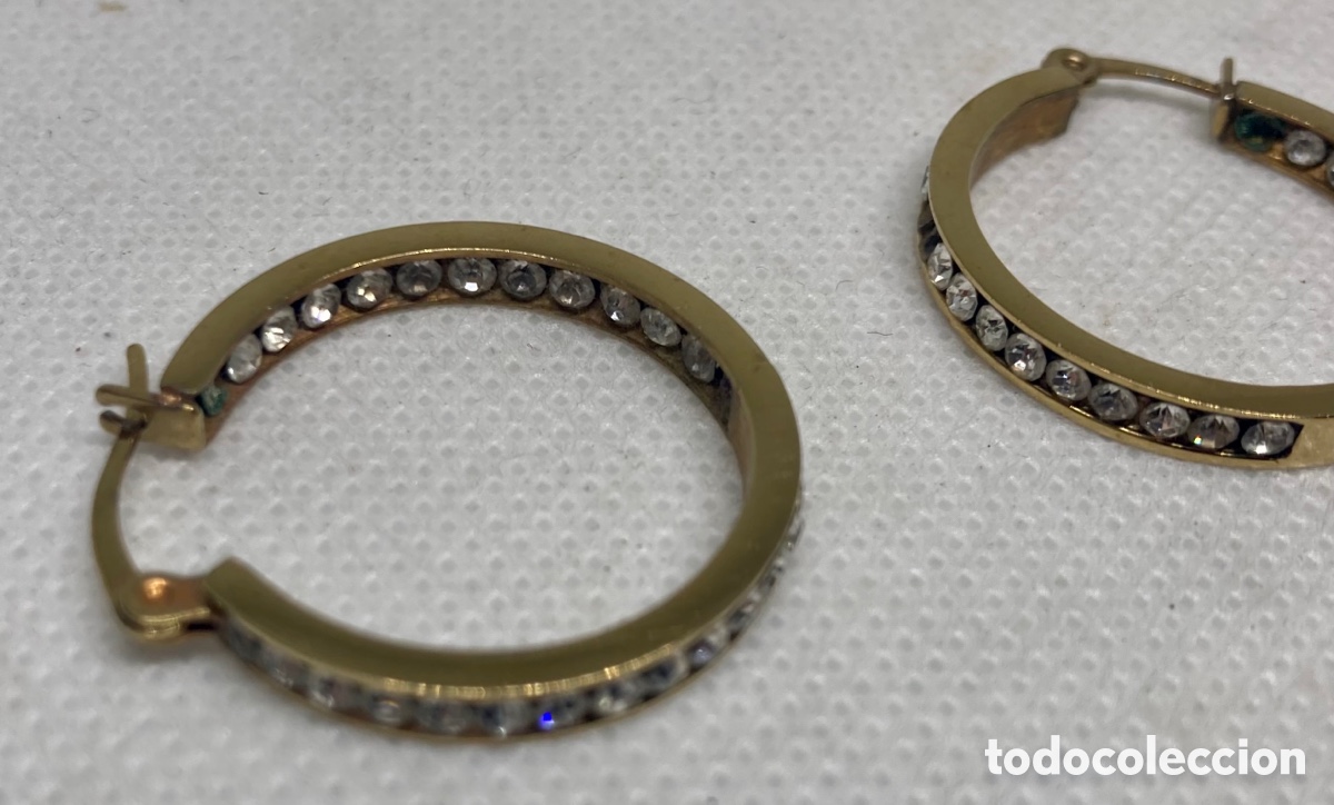 Joyeria: PENDIENTES DE ARO Y PIEDRAS - Foto 2