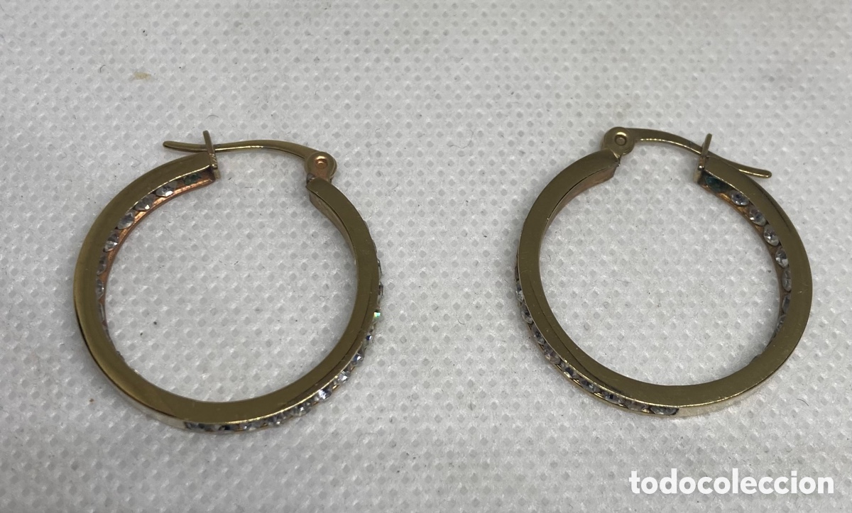 Joyeria: PENDIENTES DE ARO Y PIEDRAS - Foto 3