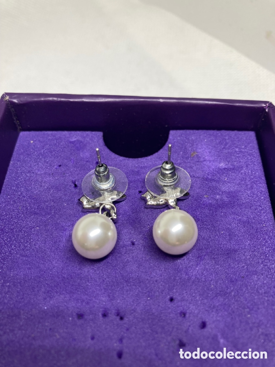Joyeria: PENDIENTES CON PERLA Y PIEDRAS NUEVOS - Foto 2