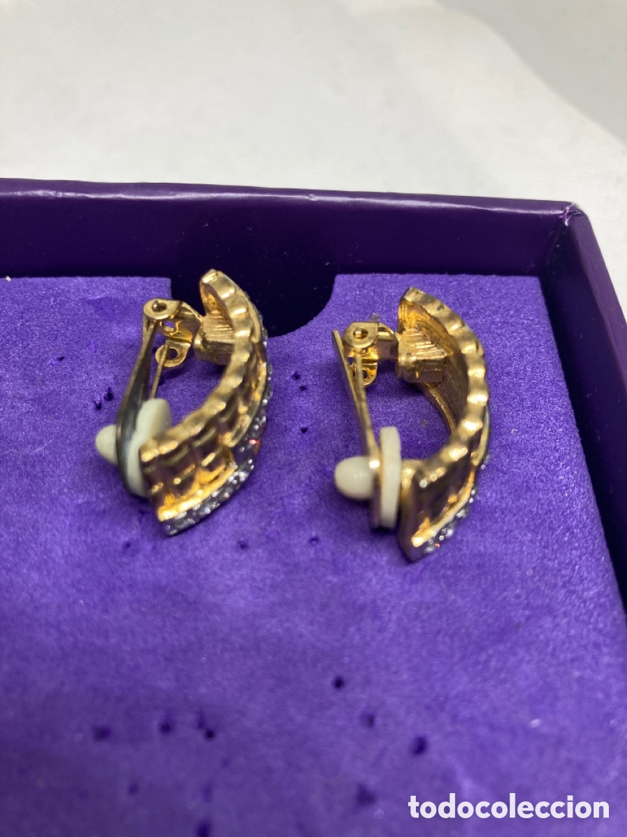 Joyeria: PENDIENTES DORADO CON PIEDRAS - Foto 2