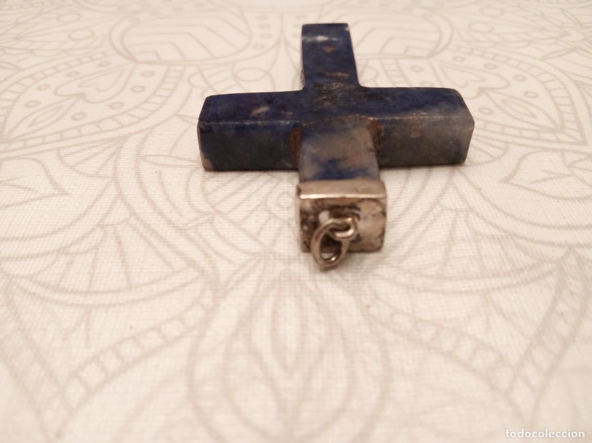 Joyeria: Colgante Cruz de Plata y Marmol - Foto 2