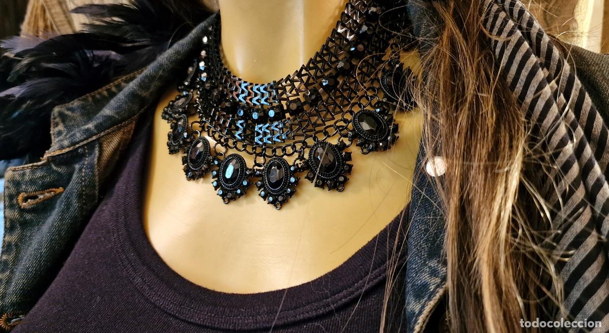 Joyeria: COLLAR NEGRO CON PEDRERIA NEGRA - Foto 5