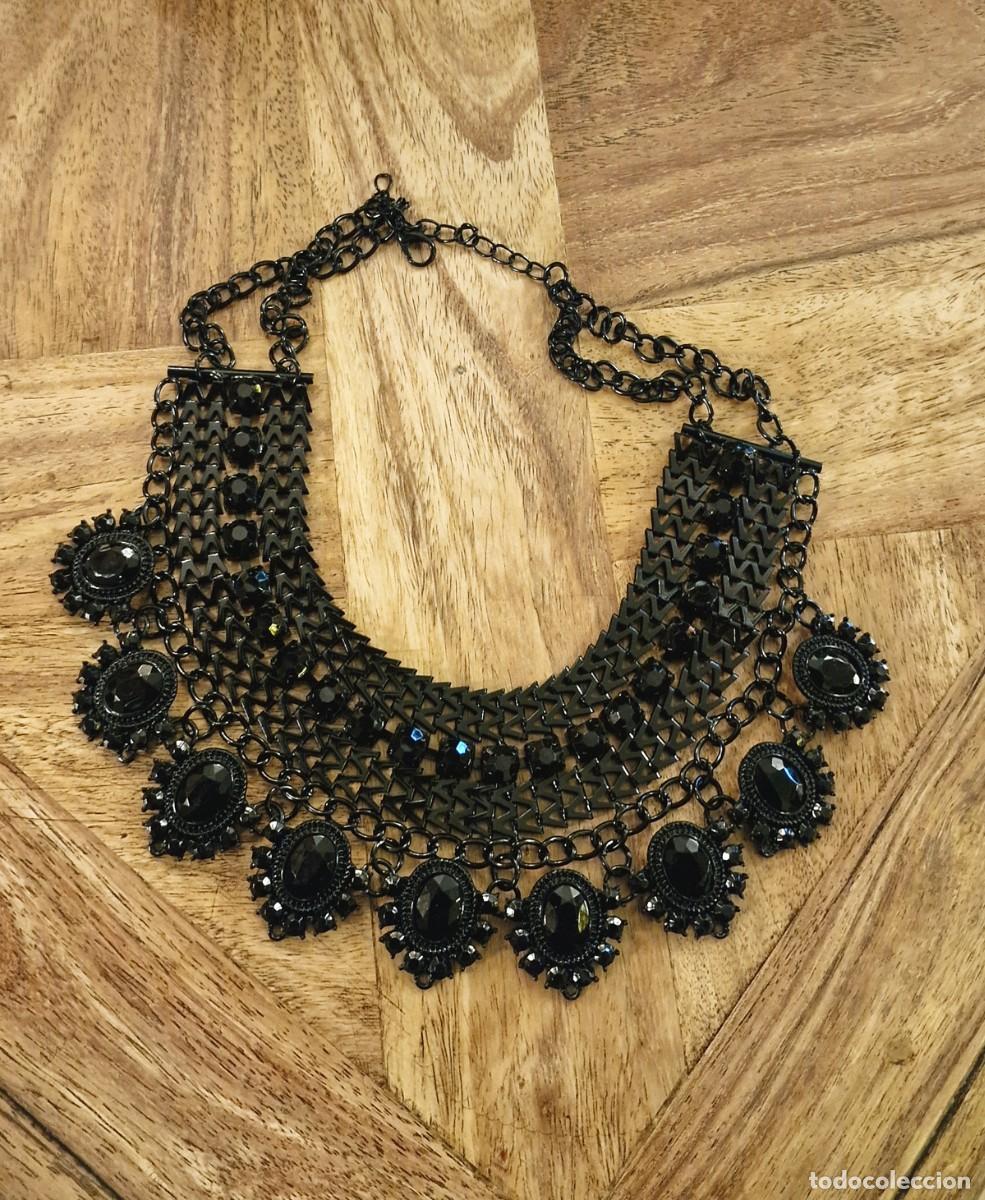 Joyeria: COLLAR NEGRO CON PEDRERIA NEGRA - Foto 8