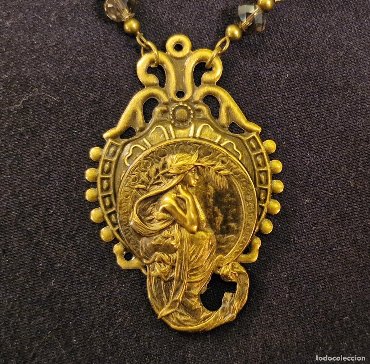 Joyeria: ART NOUVEAU SABIDURIA COLLAR BRONCE - Foto 1