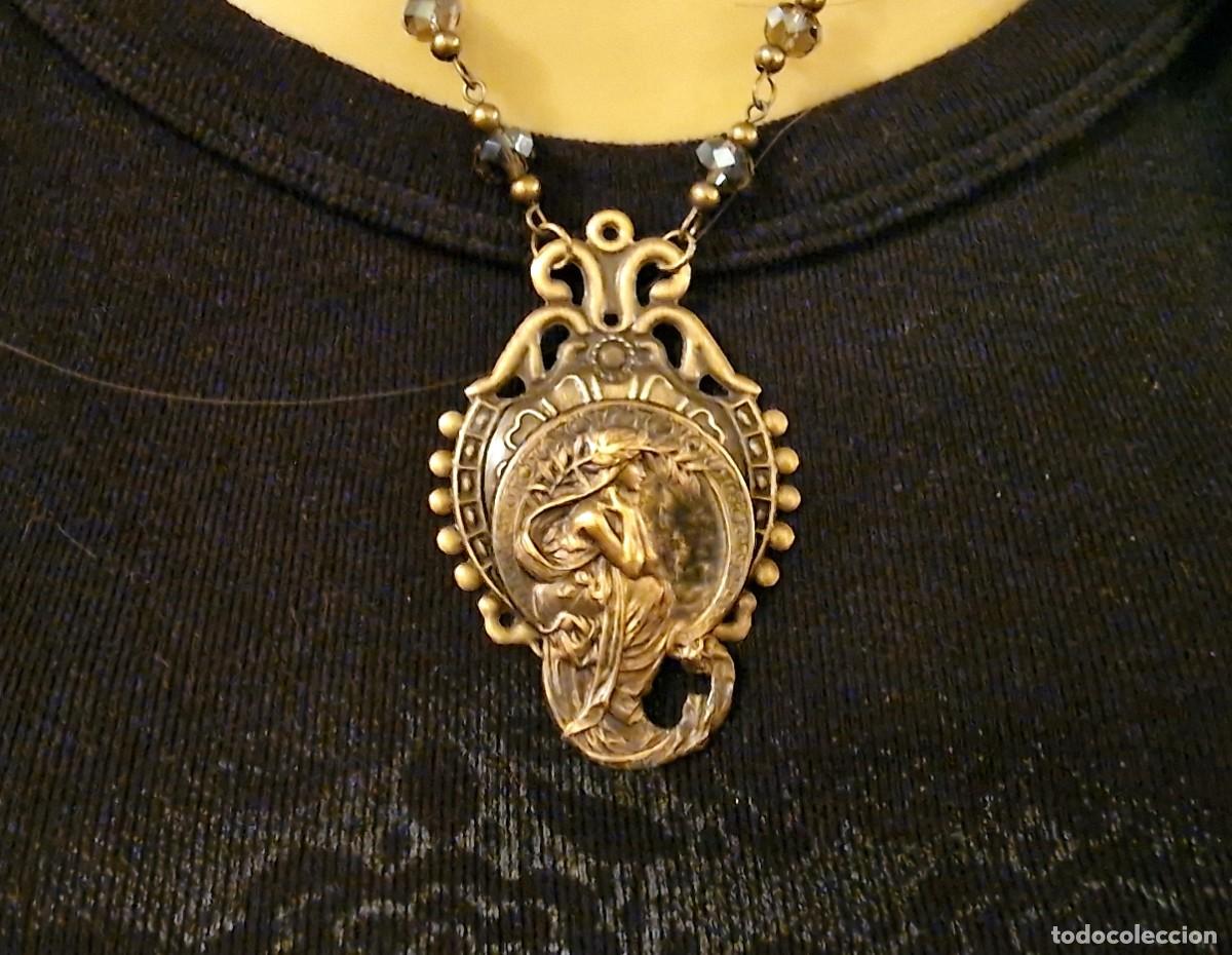 Joyeria: ART NOUVEAU SABIDURIA COLLAR BRONCE - Foto 6