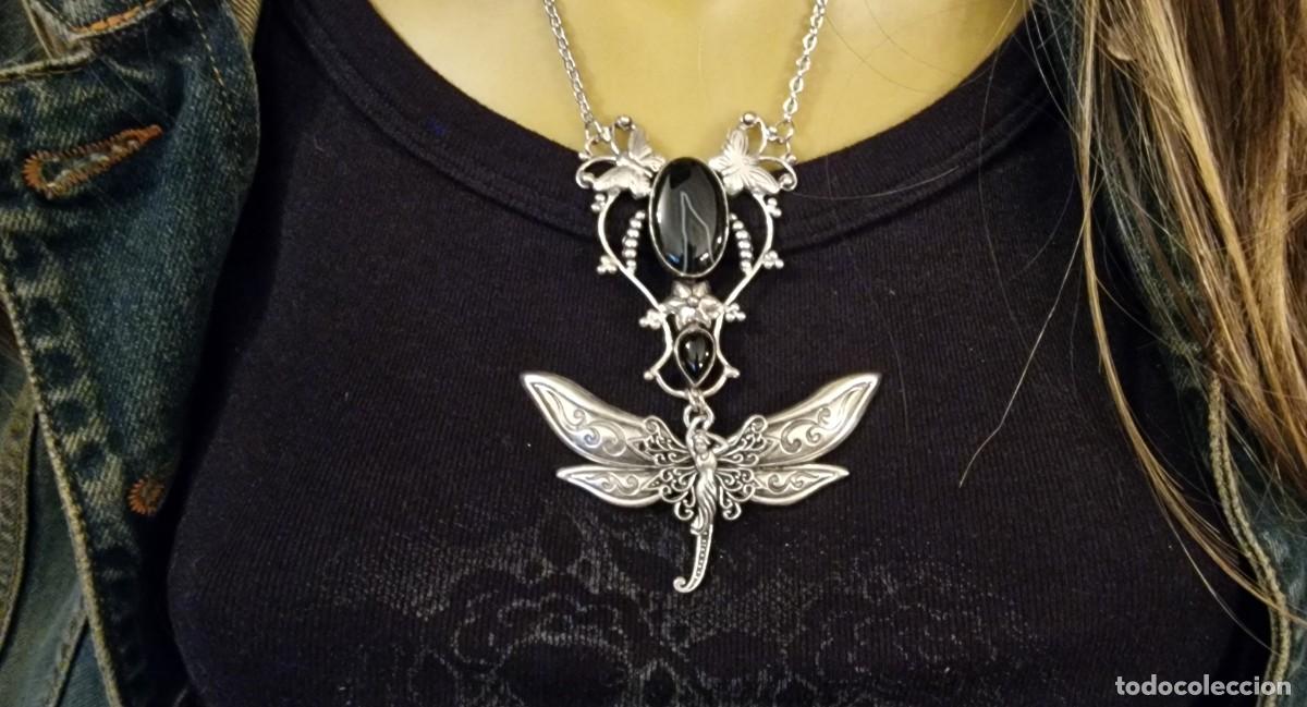 Joyeria: COLLAR NINFA ALAS MARIPOSA Y &Oacute;NIX - Foto 2
