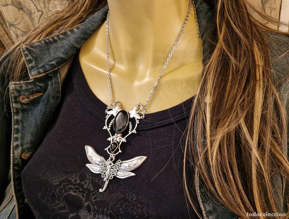 Joyeria: COLLAR NINFA ALAS MARIPOSA Y &Oacute;NIX - Foto 5