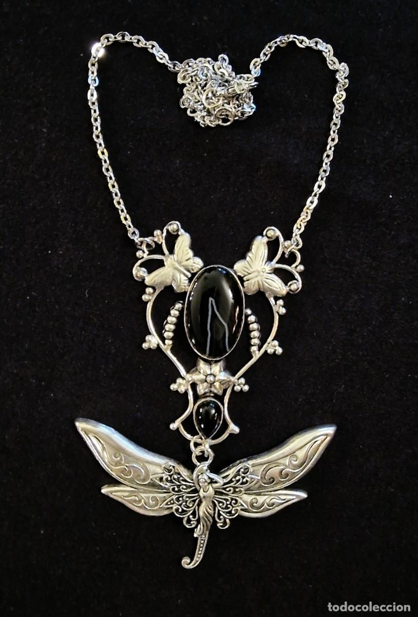 Joyeria: COLLAR NINFA ALAS MARIPOSA Y &Oacute;NIX - Foto 6