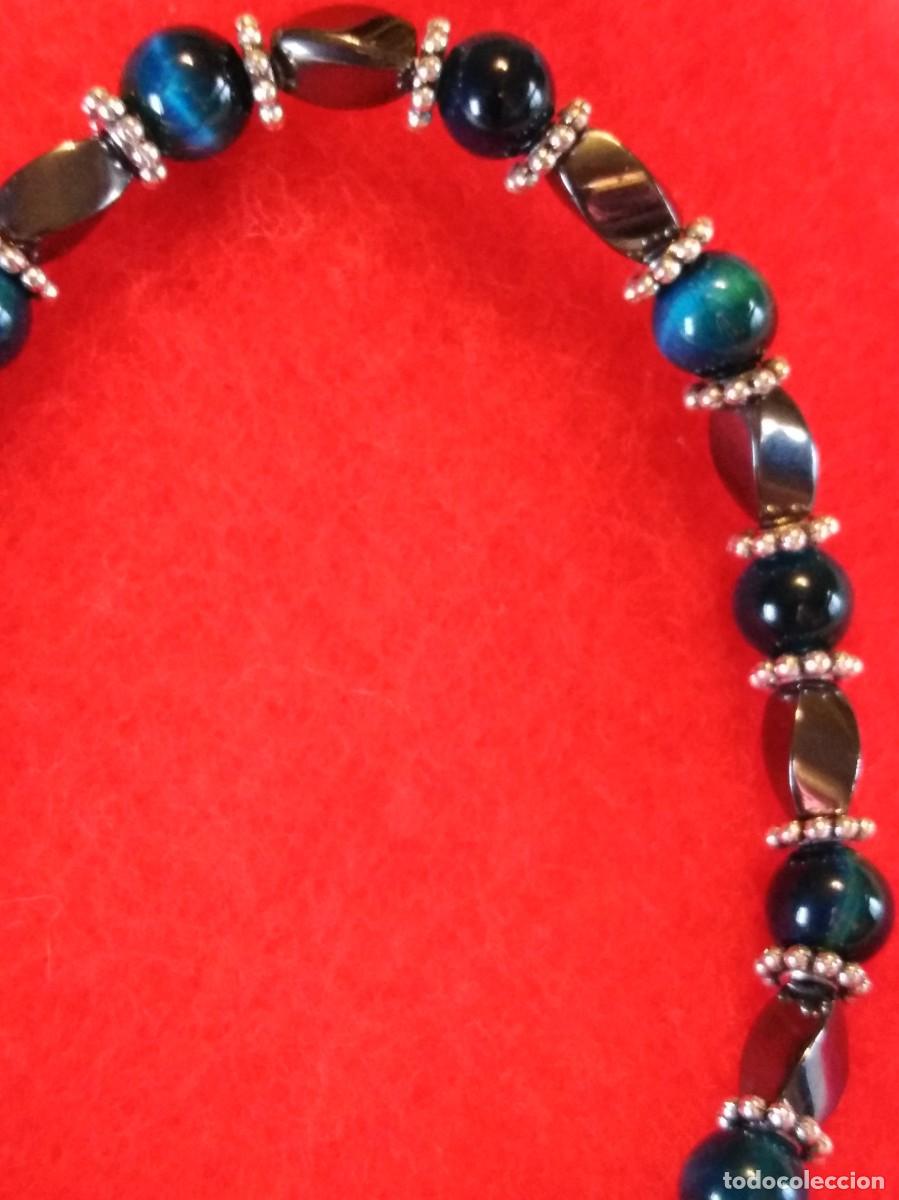 Joyeria: PULSERA DE OJO DE TIGRE AZUL NATURAL (SIN USAR) - Foto 3