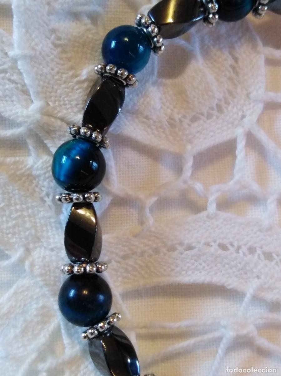 Joyeria: PULSERA DE OJO DE TIGRE AZUL NATURAL (SIN USAR) - Foto 6