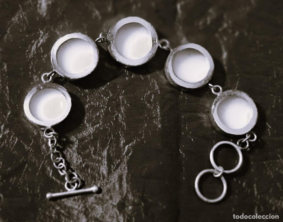 Joyeria: Pulsera y anillo de plata de Ley 925 y madreperla - Foto 4