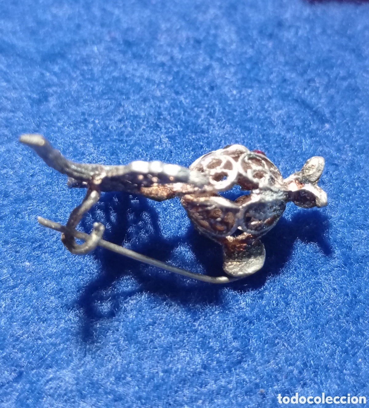 Joyeria: ⚜️ANTIGUO BONITO BROCHE FLOR DE GRANADA - Foto 3