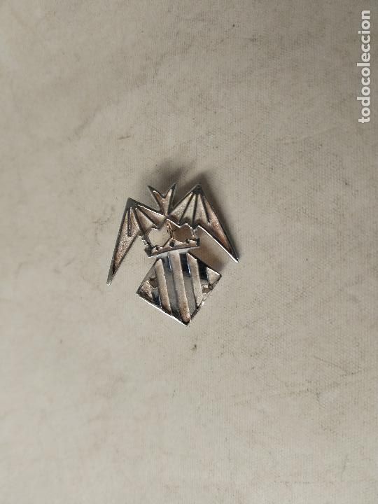 Joyeria: broche escudo de valencia en plata 925 - Foto 1