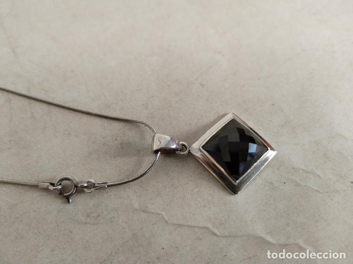 Joyeria: colgante cadena plata 925 con onix - Foto 2
