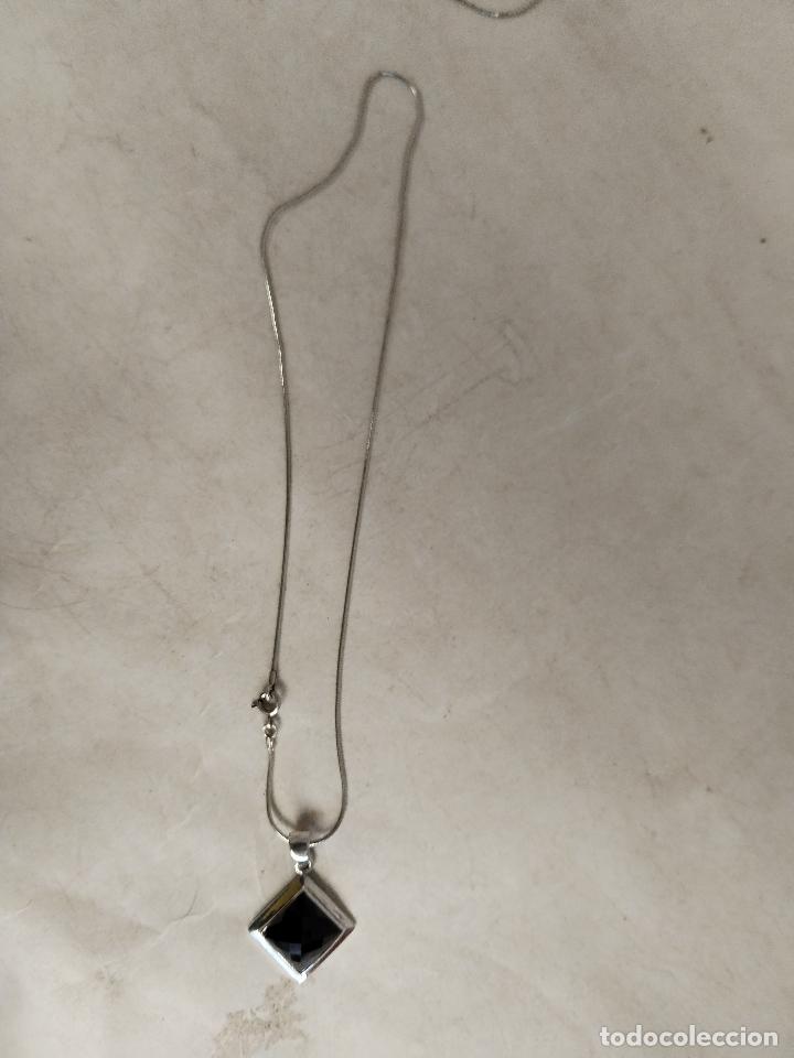 Joyeria: colgante cadena plata 925 con onix - Foto 3