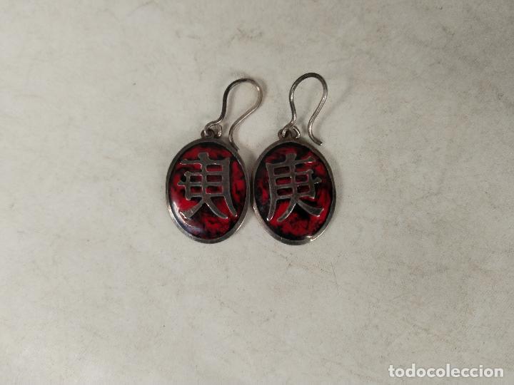 Joyeria: pendientes japoneses plata - Foto 3