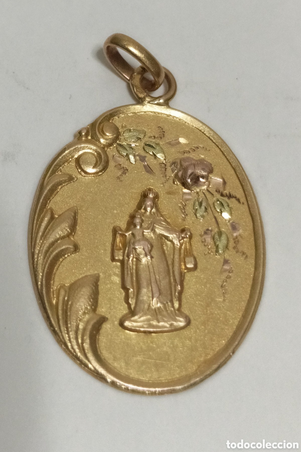 Joyeria: Virgen del Carmen ,Medalla en 1 8k - Foto 1