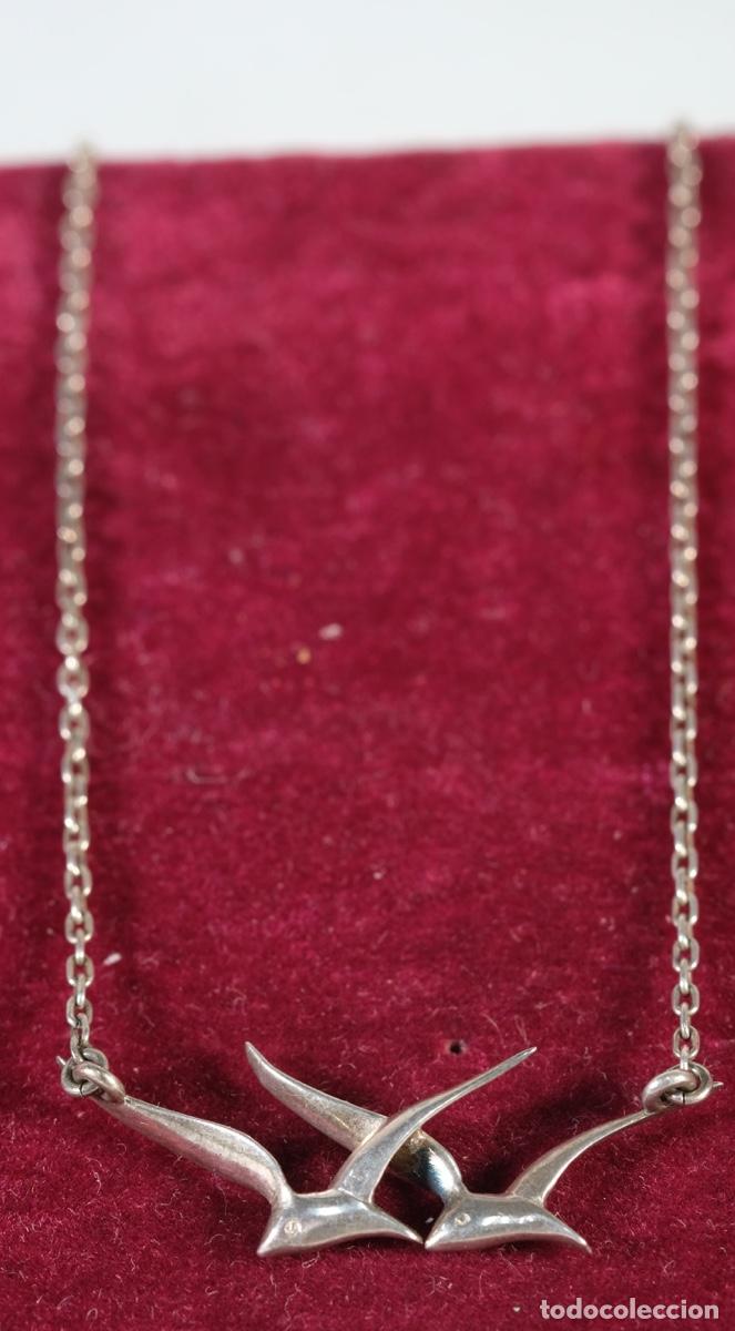Joyeria: Colgante con forma de gaviotas de plata - Foto 2