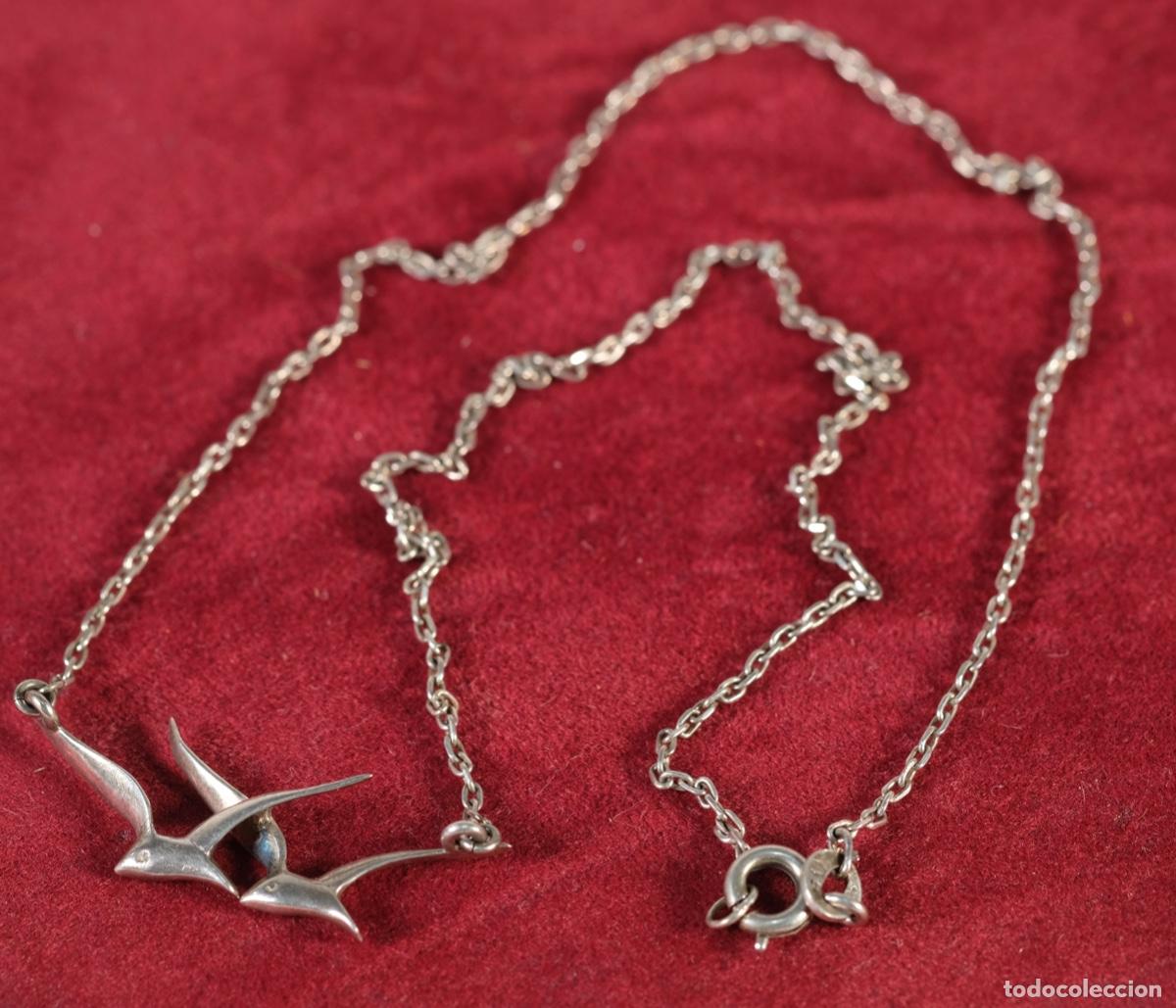 Joyeria: Colgante con forma de gaviotas de plata - Foto 3
