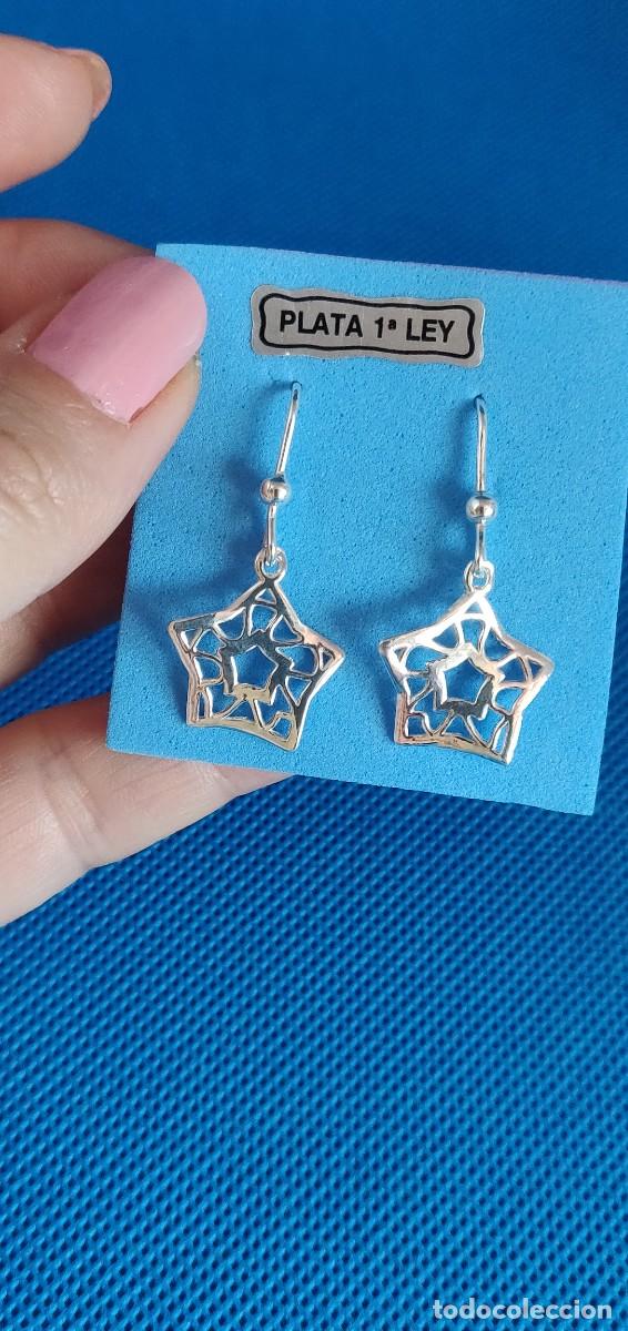 Joyeria: Pendientes de plata ley 925 calados - Foto 5