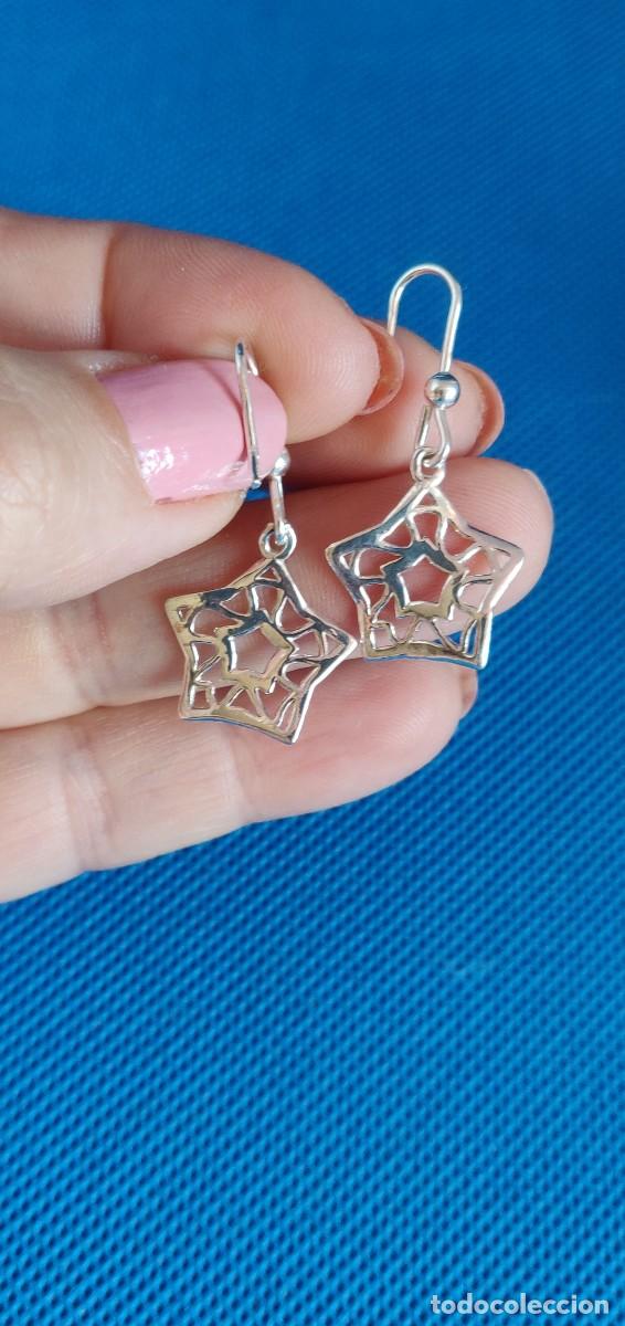 Joyeria: Pendientes de plata ley 925 calados - Foto 4
