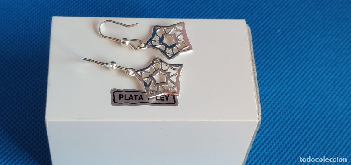 Joyeria: Pendientes de plata ley 925 calados - Foto 6
