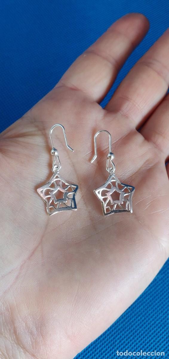 Joyeria: Pendientes de plata ley 925 calados - Foto 7