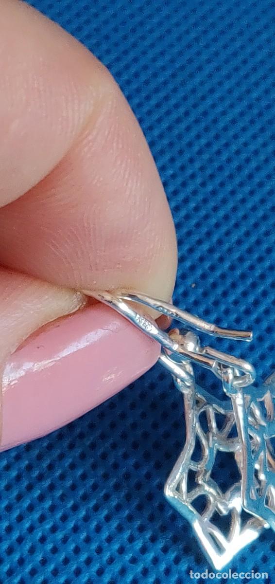 Joyeria: Pendientes de plata ley 925 calados - Foto 8