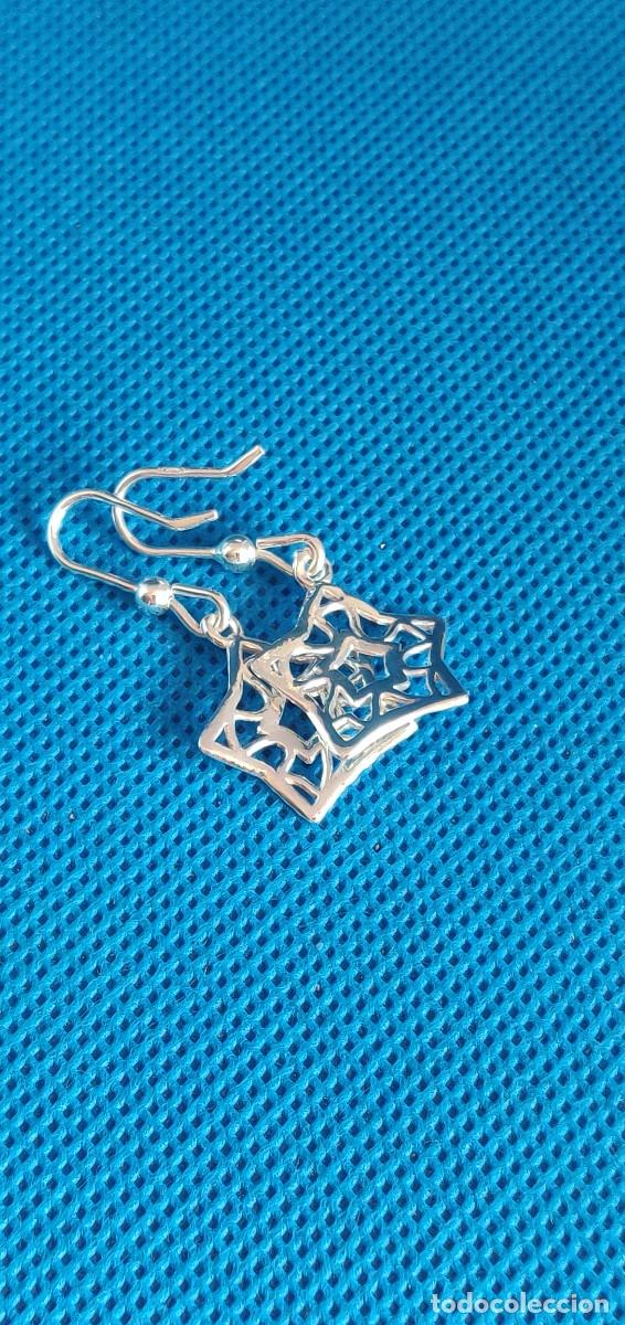 Joyeria: Pendientes de plata ley 925 calados - Foto 12