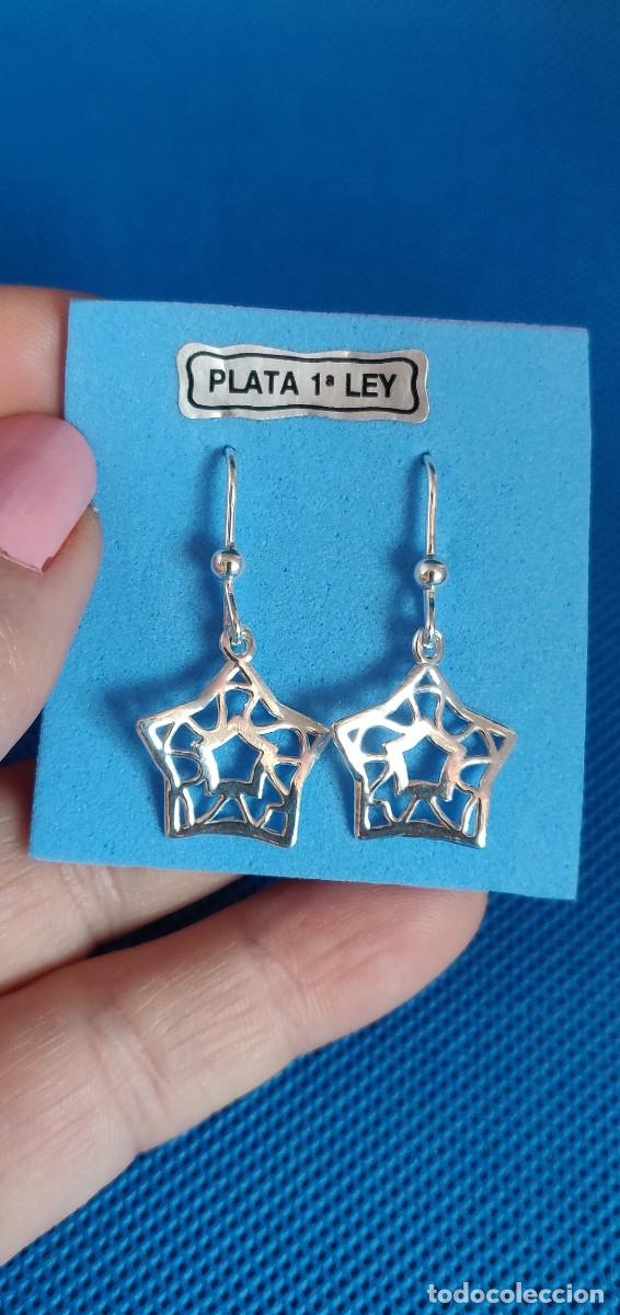 Joyeria: Pendientes de plata ley 925 calados - Foto 3